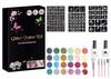 Kreatives Glitzer Tattoo Set XXL 120 Schablonen Aufkleber