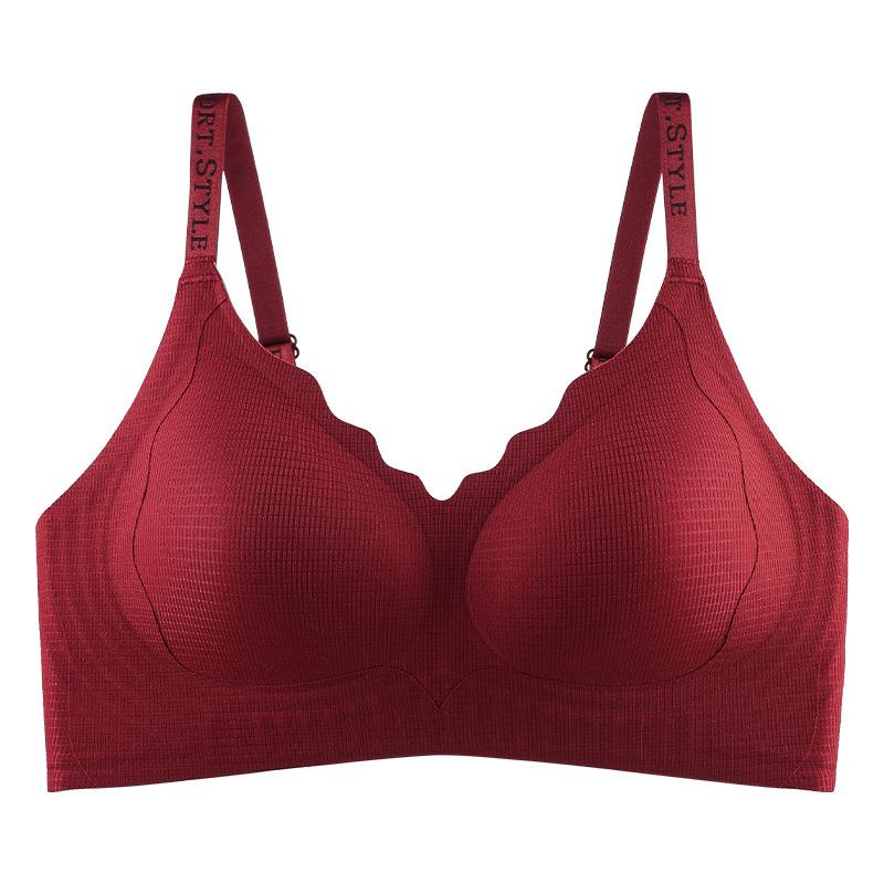 Soutien-gorge confortable avec support supérieur anti-affaissement, rembourrage fin et doux ne marquant pas
