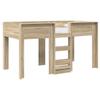 Bunk Bed for Kids Sonoma Oak Finish 80 X 200 Cm Particleboard