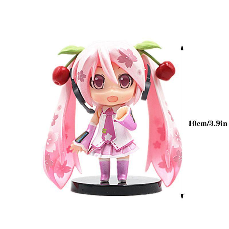 Charming Hatsune Miku Cartoon Virtual Singer Manga Statue Figurine Perfect For Collecting