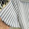 Women's Striped Dress Summer Dress V Vertical Vintage A-line Sweater Dress