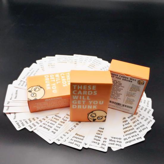 100 Sheets Get You Drunk Cards Fun Adult Drinking Board Game Party Supplies