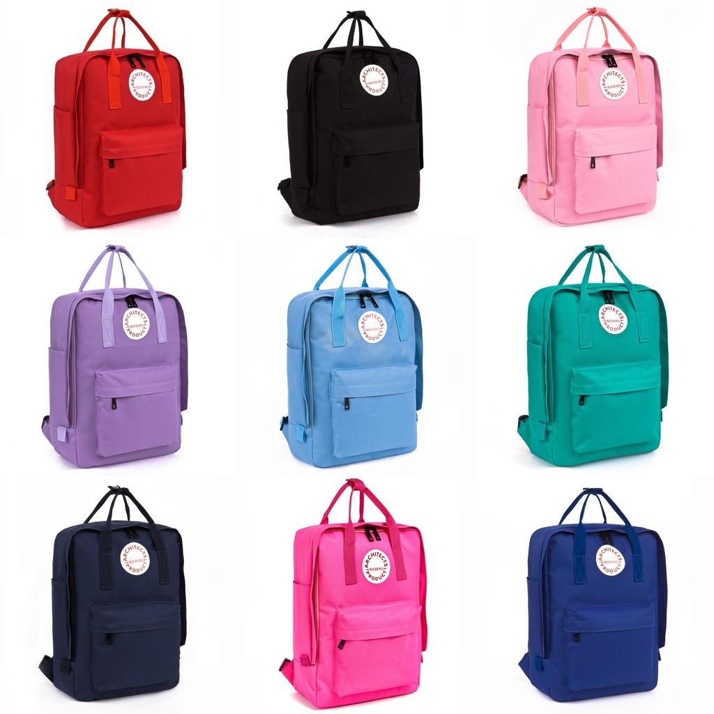 Man Er Wei Letter Print Oxford Material Travel Backpack With Multiple Compartments For Men And Women