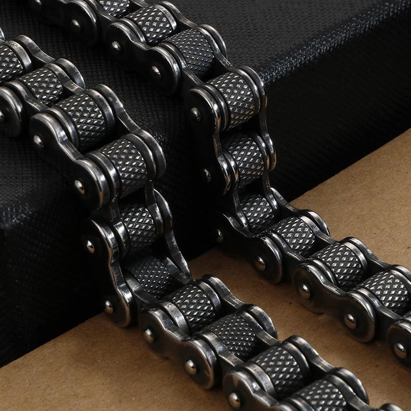 European And American Bicycle Bracelet Titanium Steel Personalized Men 'S Locomotive Chain Tide Men 'S Accessories