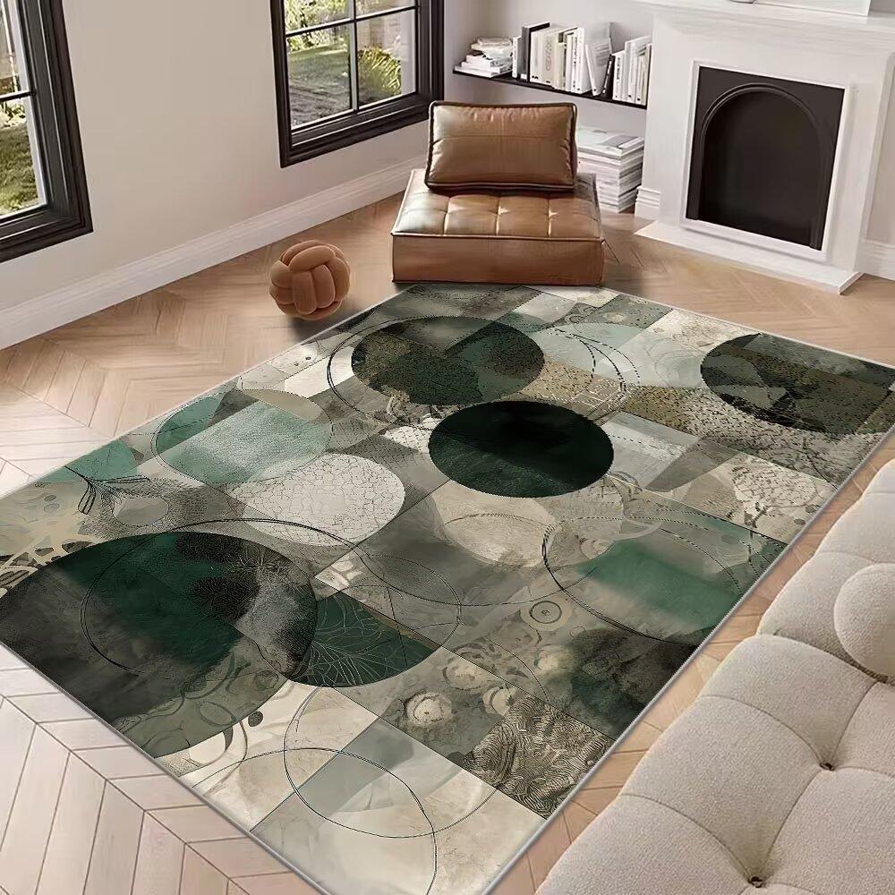 Nieuw Abstract Tapijt voor Woonkamer Scandinavische Decoratie Huis Sofa Groot Formaat Vloerkleden Geometrisch Slaapkamer Bedzijde Zachte Vloermat Antislip