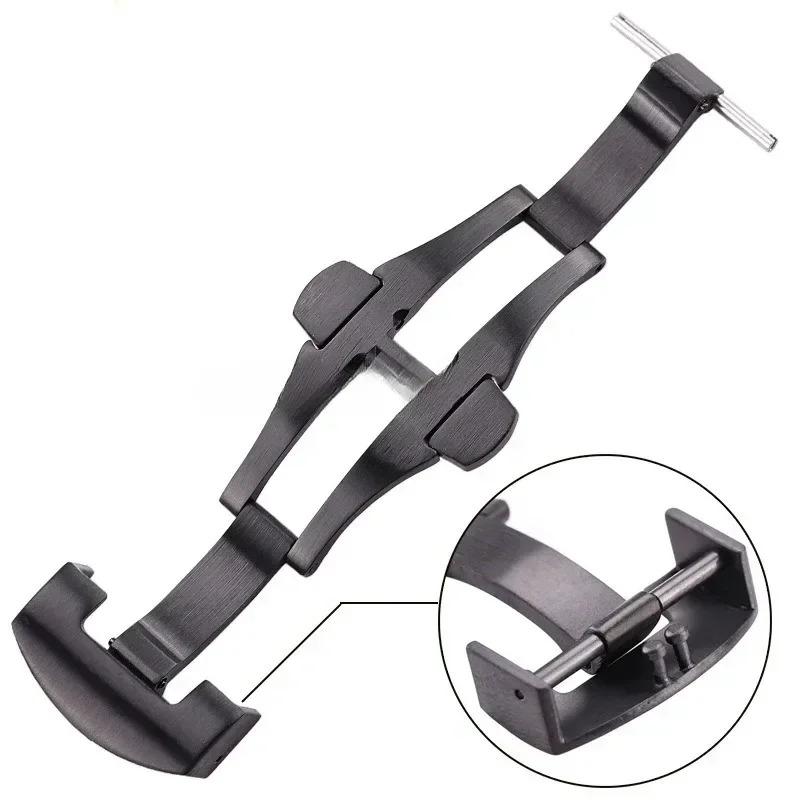 20mm 22mm Μεταλλικό Κούμπωμα Πεταλούδα Συμπαγές Κούμπωμα από Ανοξείδωτο Ατσάλι για Panerai Γυαλισμένο Ματ Αναδιπλούμενο Κουμπί Αξεσουάρ Ρολογιών