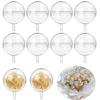 30Pcs Acrylic Chocolate Candy Holder Clear Chocolate Box Plastic Round, Chocolate Holder for Bouquet Flower Packaging Support Rack Candy Holder
