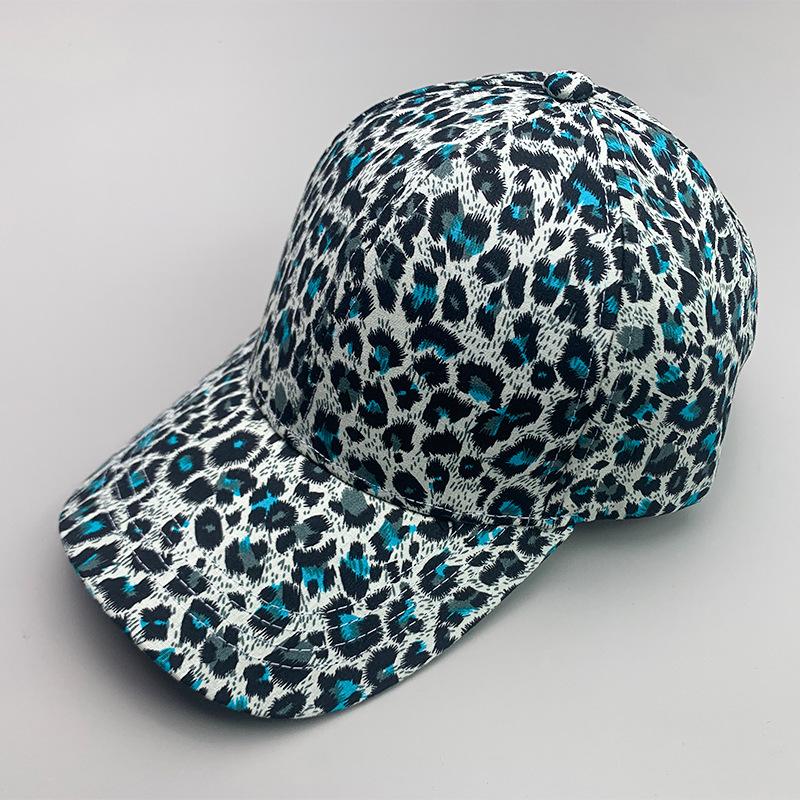Street Personality Leopard Print Fashion Women'S Baseball Cap Cotton Hip Hop Versatile Sports Breathable Sun Hat