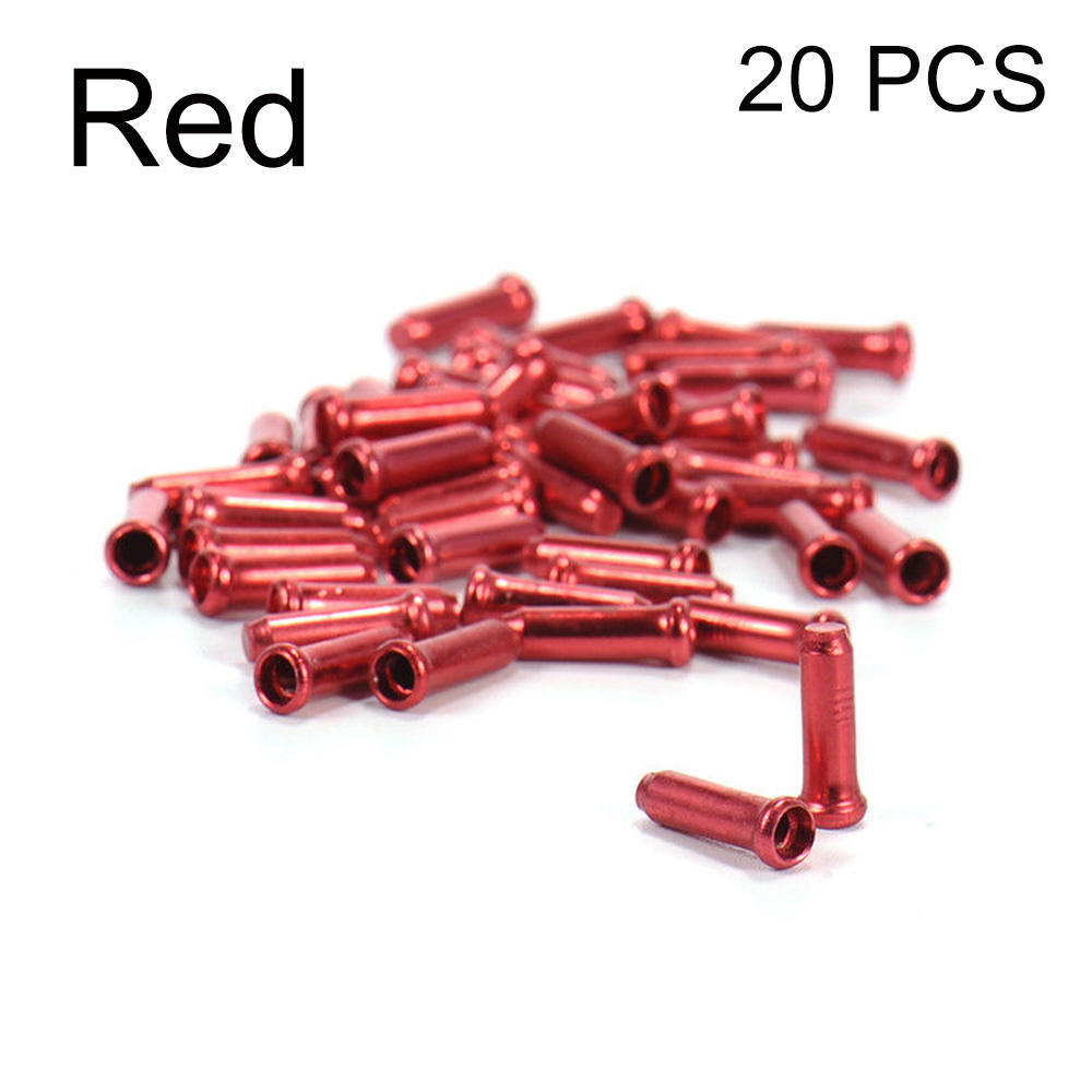 Pcs Practical Bicycle Accessories Crimps Aluminum Alloy Brake Wire End Cap Shifter Cable Cover Bike
