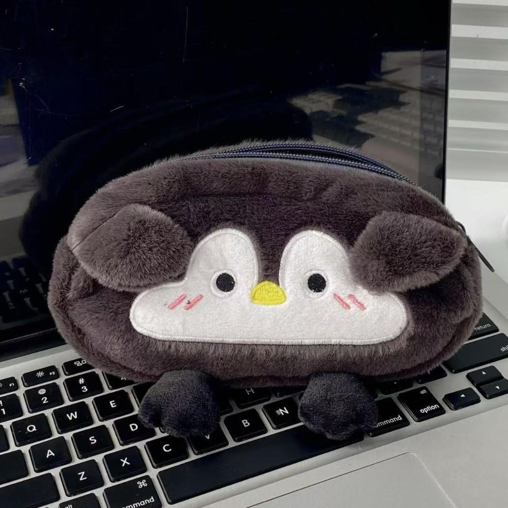 Large Capacity Pen Bag Otter Penguin Pen Box High Quality Stationery Organizer Back To School Gift