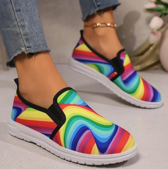 Loafer Düz Leopar Desenli Şık Günlük Kadın Ayakkabıları Yeni Rahat Yürüyüş Mujer Zapatos: Aşınmaya Dayanıklı Tek Ayakkabılar