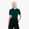 Women's Soft Wool Short Sleeve Sweater Polo PF525E-55N132