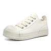 2026New Men Canvas Thick Bottom Sneakers Fashion Lace Up Casual Youth Shoes Lightweight Outdoor Comfy Flat Designer Walking Shoe