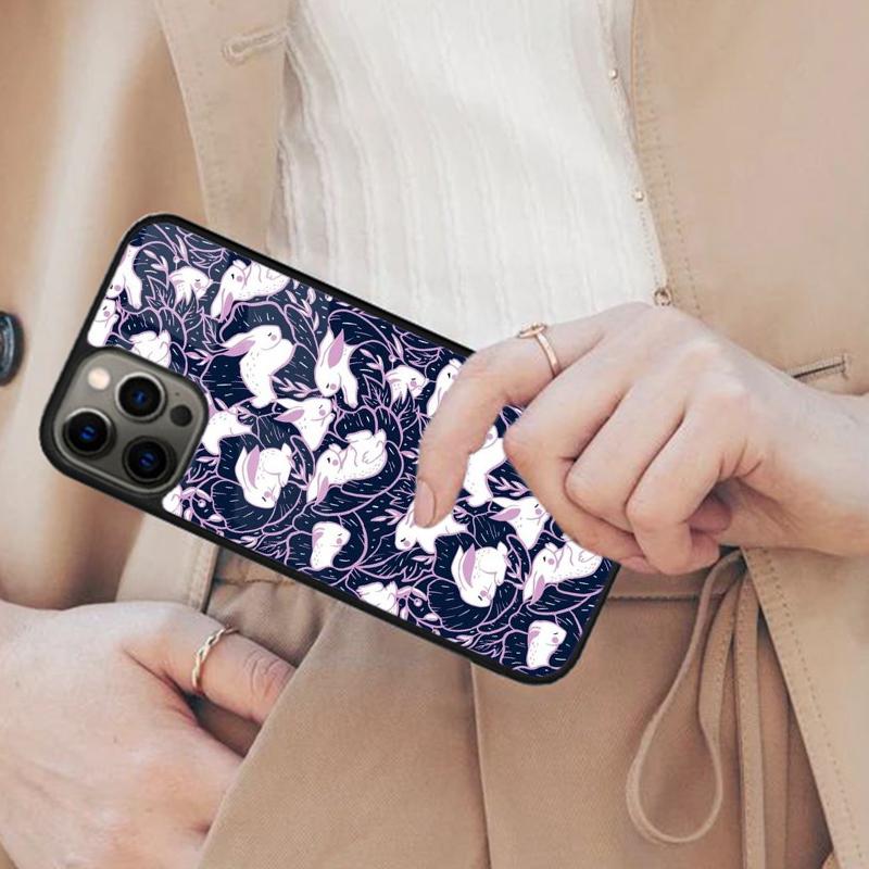 Bunny Rabbits Magnetic Phone Case For APPLE iPhone 17 Air 16 14 13 12 Pro Max 15 Plus Wireless Charge With MagSafe Cover