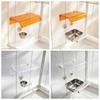 Cage Mounted Parrot Cage Feeder Roof Canopy Bird Food Container  for Small Parrots