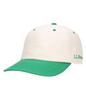 [L.L.Bean] Herren Zweifarbige Kappe aus Oxford-Stoff und Canvas, Größe L, Elfenbein/Grün, Weiß, CJ90201006