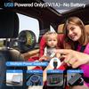 2023 Car Seat Back Cooling Fan USB Charge Head Fan 360 Degree Rotation Auto Headrest Ventilation Fan Neck Cooler Car Interior