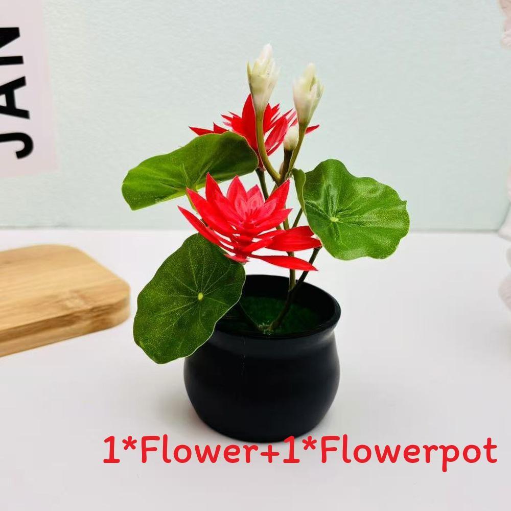 Künstliche Lotus Pflanze Indoor Dekoration Mit Kunststoff Und Seidenstoff Für Wohnzimmer Display