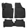 3D Floor Mats - - Volkswagen Touran 1 - Premium Rubber - Custom Made - Black