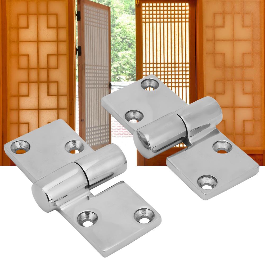 2 vnt. iš kairės ir dešinės išimami nerūdijančio plieno vyriai valties denio priedai 90*38mm