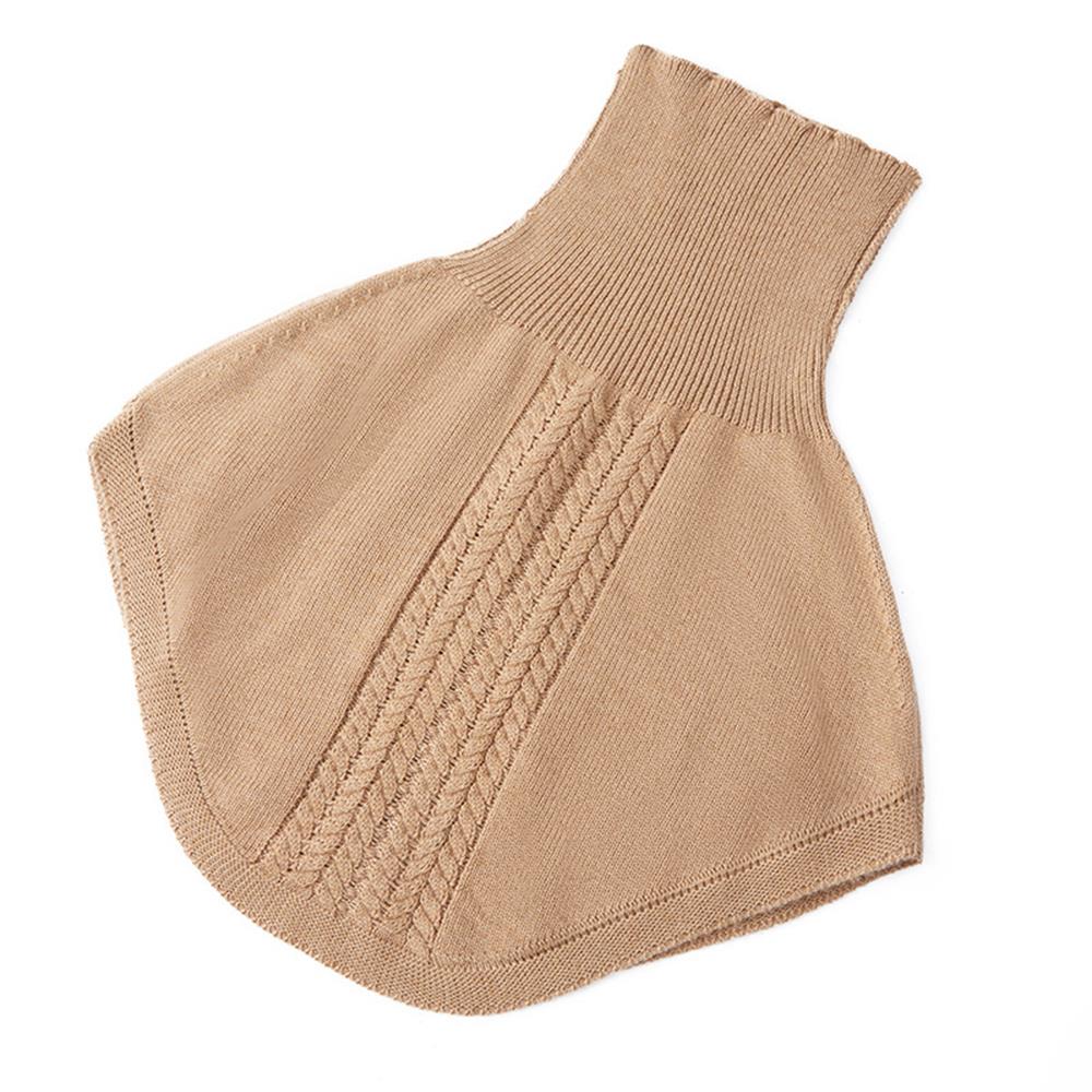 Winter Warm Knitted Fake Collar Detachable Turtleneck for Women False Collar Windproof Warm Shawl Scarf Neck Guard Collar