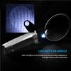 Hangheld Desk Type Magnifier 20X 30X Magnifying Glass Lens with LED Light for Reading Low Vision Seniors(Battery Not