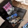 Kpop S-Stray K-Kids Kissenbezüge Cartoon Sofa Dekorativ Zuhause Doppelseitiger Druck Kurzer Plüsch Niedlicher Kissenbezug