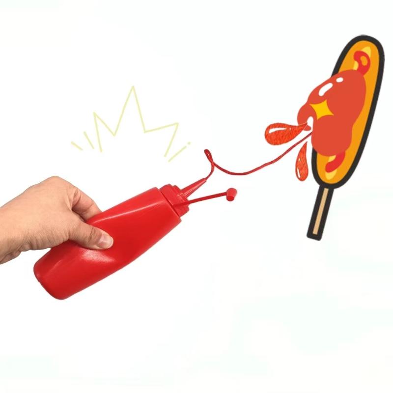 Sjove Prank Falske Ketchupflasker Tomatsauce Practical Jokes Voksne Børn Cool Skræmmende Genstande Overraskelsesgave Prank Legetøj