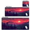 Deep Forest Firewatch Mouse Pad Nonslip Locking Edge DeskMat PC Laptop Accessories Rubber Office Keyboard Large Game XXL Carpet