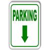 D Flat Metal Sign Funny Vintage Tin Sign Set Parking Warning Humor Wall Art Home Garden Decor