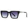 Trendy Studded Sunglasses European American Street Style Instagram Influencer Fashion Model 36008
