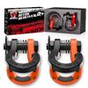 Geteilte Anhängerösen 2 Stück Anhänger U-Haken 8 Tonnen 3/4" D-Schäkel Set für Fahrzeugbergung 4WD Offroad Teile Abschlepphaken