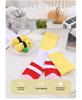 Women's Odor-Resistant Salmon Sushi Socks - Thickened Cotton Over-the-Knee Socks for Autumn/Winter