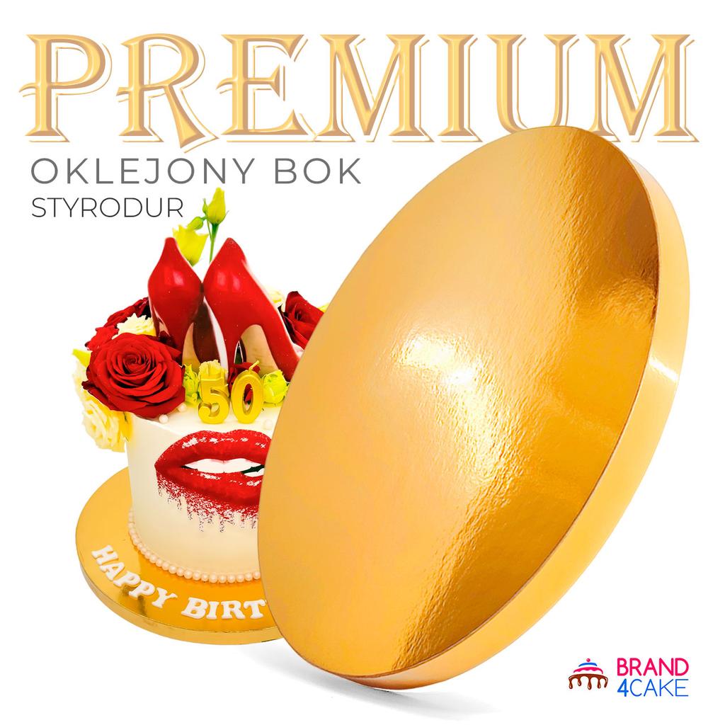 Cake Board Base Gold 26 Cm 2 Cm Set 10 Pcs Cake Drum Round Premium Brand4cake