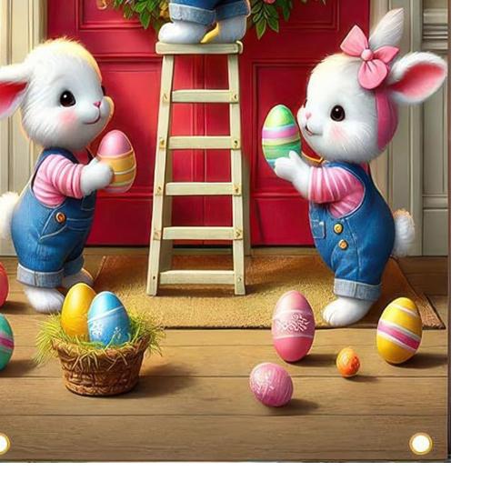 Easter Door Banner Spring Bunny Carrot Eggs Porch Sign Large Front Door Wall Backdrop for Indoor Outdoor Spring Party Decoration Photo Booth Props