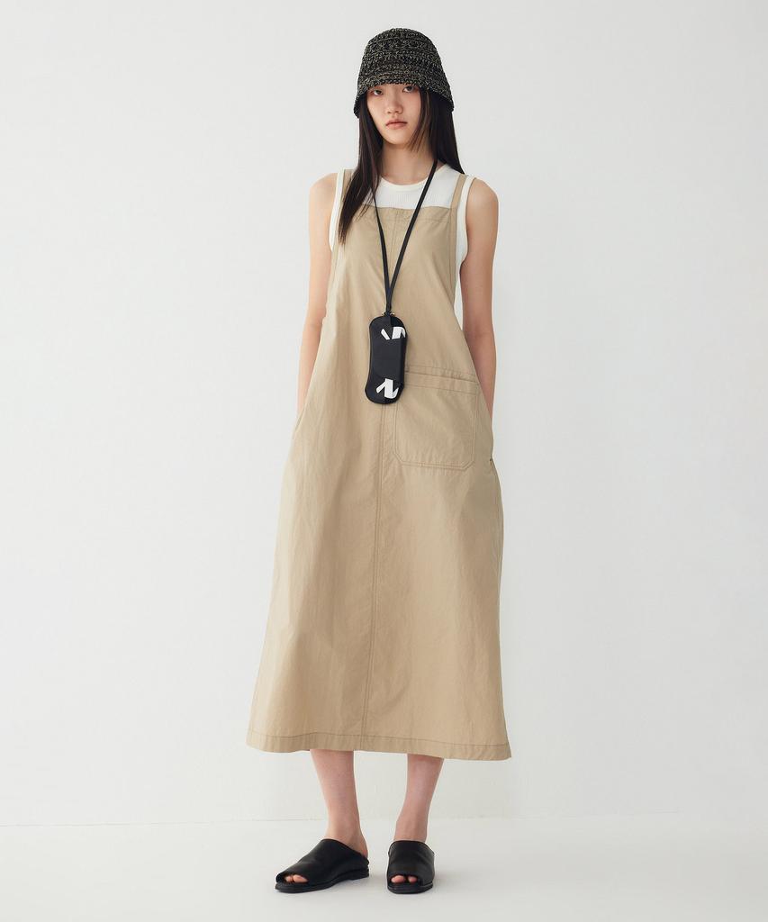 STUDIO TOMBOY Back Buckle Layered Dress_Beige 91F6241781