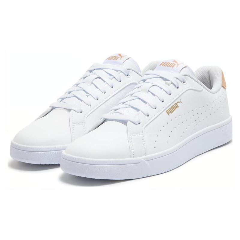Puma Grounded Perf Unisex Low Top Skate Shoes White 398418-04