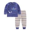 2pcs/set Kids Home Wear Suit Cartoon Printing Long Sleeves Tops Trousers Children Underwear Set