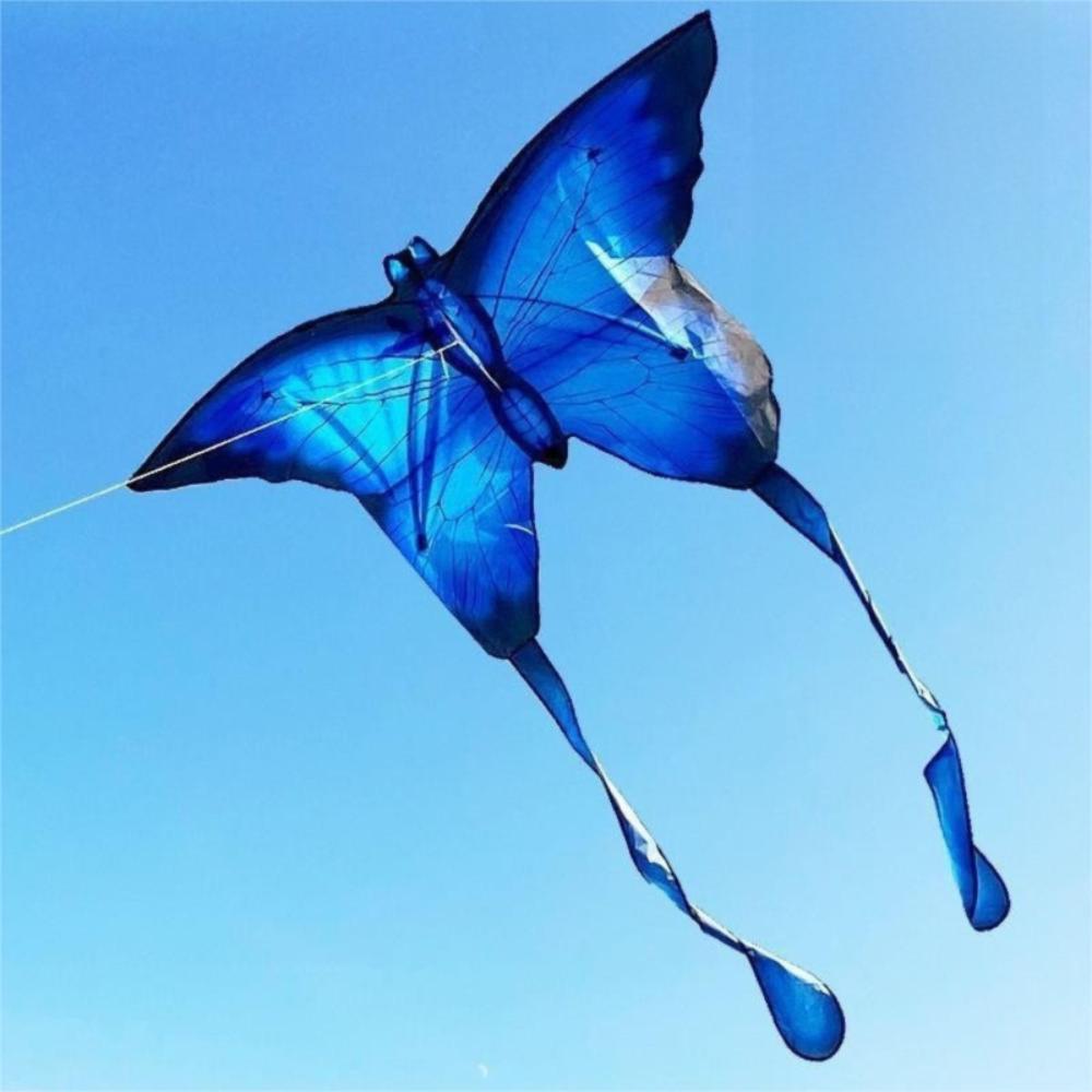 Easy To Fly Simulated Butterfly Kite Air Bounce 111 Meter Kite String Children's Kite Good Flying Long Tail 1D Butterfly Kites