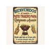 Vintage BBQ Metal Wall Art Sign Garden Decor