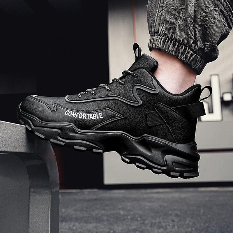 2024 New Fashion Versatile Sneakers Breathable Casual Lace-Up Outdoor Casual Shoes Zapatos Para Hombres
