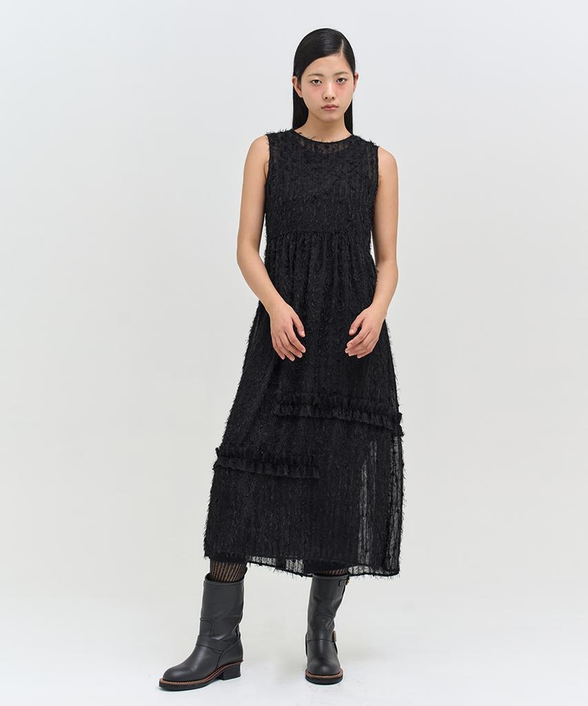 Editeom Defective Dress-Black
