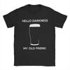 2025 Summer and Autumn Retro Classic Lyrics Printed T-shirt Loose and Casual Short-sleeved Trendy Top for Men and Women