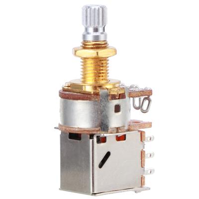 Gitaar Control Pot Toon Potentiometer Elektrische Gitaar Bas Push Pull 18mm Aslengte a500k