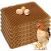 Pack of 6 Washable Nesting Pad for Poultry 24 Cell Design Reusable Easy to Clean Laying Mat Chicken Coops Accessories