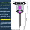 Solar Stainless Steel Outdoor Mosquito Killer & LED Garden Stake Light