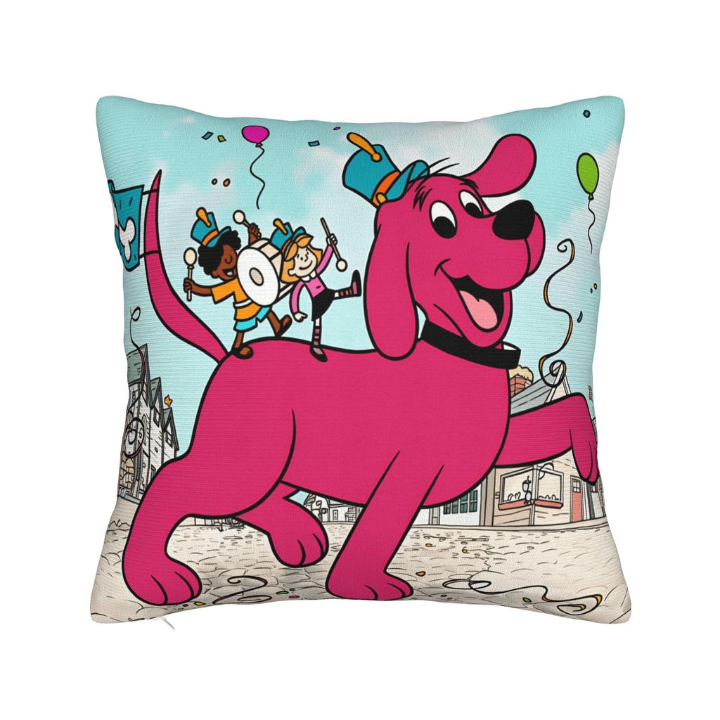 C-Clifford the Big Red Dog Pillow Case  Morden Pillow Cover Graphic Pillowcases For Sofa Home Decoration