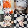 20cm Anime Plush Toys Star Dolls European Style Retro Clothes Set Cute Plush Doll Clothing Cloak Dress Up Gifts