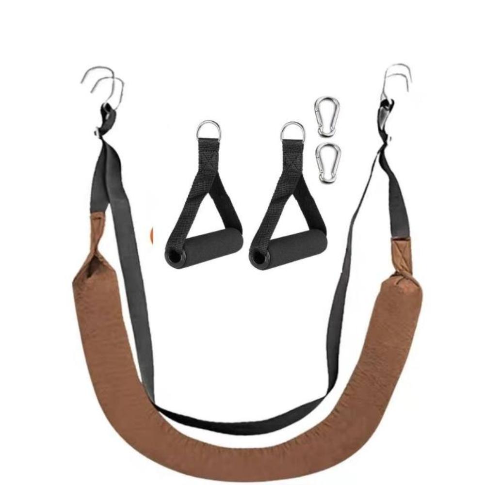 Breathable Spine Exercise Lumbar Belt Strong Bearing Capacity Soft Outdoor Hanging Waist Spine Belt Buckwheat Husk