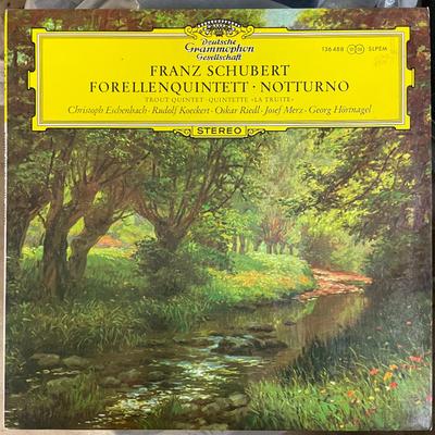 LP-Schallplatte FRANZ SCHUBERT CHRISTOPH ESCHENBA Forellenquintett Notturno 2536020 Deutsche Grammo UK Klassik Gebraucht